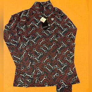 Ariat Youth Lowell 2.0 1/4 Zip Baselayer Team design